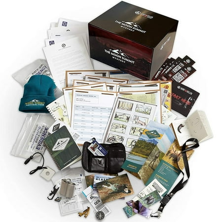 Hunt a Killer: The Moon Summit Murder Mystery Complete Box Set for Board Game, 6 Episodes,1-6 Players, 14+