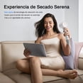 thumbnail image 3 of Laifen Secador De Pelo Iónico,4 Temperatura Ajustable/2 Velocidades,3 Boquillas Magnética,control Termo Inteligente-blanco, 3 of 10