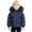 Navy, variant on Kids Warm Insulated Winter Coat Ã¢ÂÂ Soft Trim Hood Down Jacket for Boys & Girls (2-8 Years)