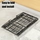 thumbnail image 4 of Gabinete de cocina estante colgante, estante de armario de cocina, estante de almacenamiento de cocina de 2 niveles, estante de cocina plegable, metal, dise?o de 2 niveles, para cocina, 4 of 7