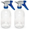 thumbnail image 2 of DecorRack 2 Plastic Spray Bottles 20oz Clear Empty Spray Bottle, Professional Sprayer with Adjustable Nozzle for Cleaning Solutions, Kitchen, Garden, Hair, Plants, Leak Proof Fine Mist Bottl, 2 of 2