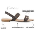 thumbnail image 4 of Journee Collection Womens Twylah Low Stacked Heel Sling Back Sandals, 4 of 6