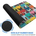 thumbnail image 6 of Long Mouse Pads for Desk,Boston Terrier Desk Mats on Top Of Desks, Desk Mouse Pad Extra Large with 3mm Non-Slip Base and Stitched Edge for Gaming,Office,Work,Home 35.4"x15.7", 6 of 6