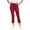 Wine, variant on YUANxueke Womens Ankle Length Pants High Waist Gym Yoga Pants Stretchy Casual Comfy Leggings Cropped Pants with Pockets