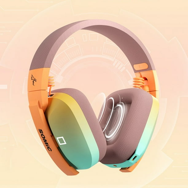Audífonos de música para juegos Cool Light Gamer Audífonos con micrófono 2 efectos de sonido