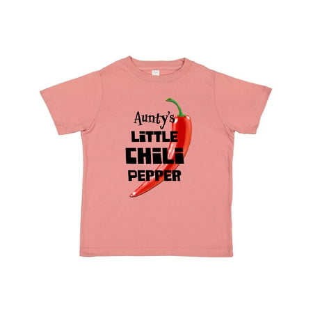 

Inktastic Aunty s Little Chili Pepper Gift Toddler Boy or Toddler Girl T-Shirt