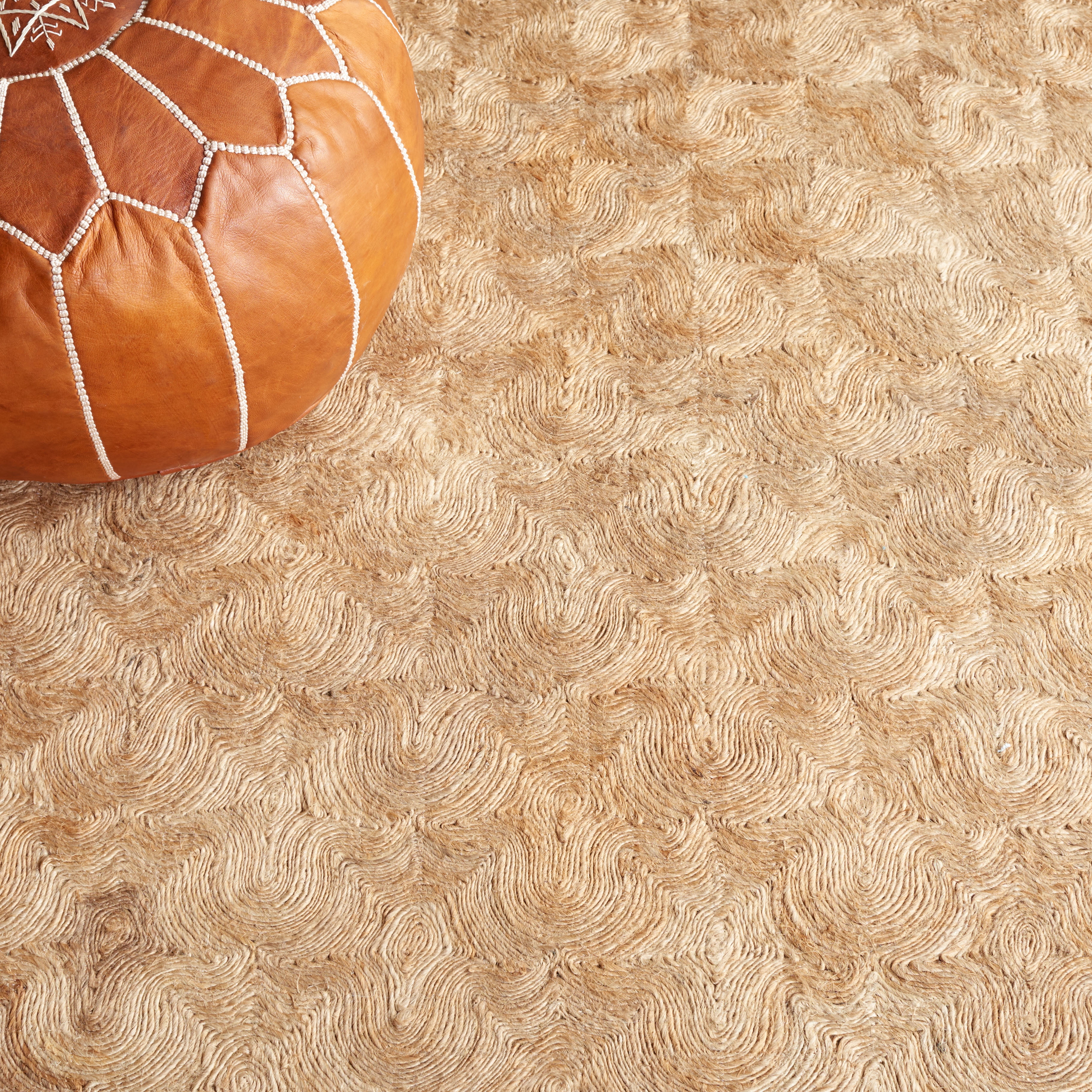 SAFAVIEH Natural Fiber Edwyna Geometric Area Rug, Natural, 4' x 6'