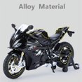 thumbnail image 2 of 1:12 2023 S1000RR M Version Racing Motorcycle Model Diecast Alloy Metal Cross-country Motorcycle Model Sound Light Kids Toy Gift, 2 of 6