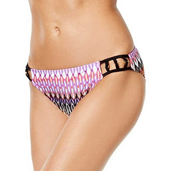 Kenneth Cole Women's Printed Hipster Bikini Bottom, Multi, S