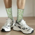 thumbnail image 6 of Disketp Happy Frogs Unisex Crew Socks Lightweight Breathable Ventilation Ankle Socks, Mid-calf socks for Daily, 6 of 6