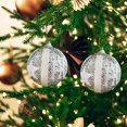 thumbnail image 5 of XWSHYW Decoraciones Navideñas Bola de Navidad Decoración Del Árbol de Navidad Colgante Decoración de Navidad Colgante Bola Escena Decoración Colgante Bola, 5 of 5