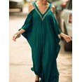 thumbnail image 2 of Kaftan Turc Imprimé pour Femmes Tenue de Plage Robe Maxi, 2 of 6