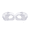 Clear-1Pair, variant on Orthotic Heel Wedge Pads for O Legs & X Legs, Self-Adhesive Gel Heel Inserts, Foot Alignment Cushions