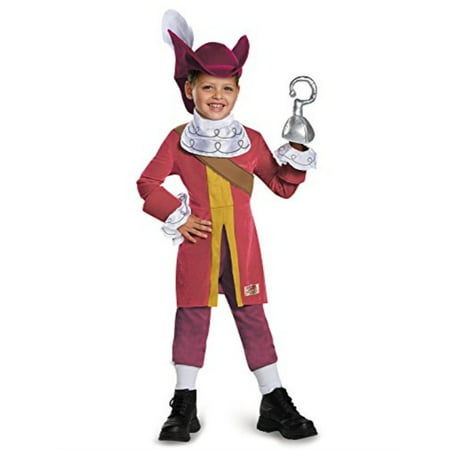 captain hook deluxe costume, large (4-6)