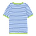thumbnail image 6 of Trendfront Womens Crew Neck Short Sleeve T Shirts Horizontal Striped Tee Soft Lightweight Breathable Classic Stylish Tops, 6 of 6