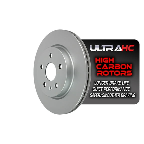 UltraHC Coated High Carbon Brake Rotor, Rear UR006687, Chevrolet Impala 2020-2014