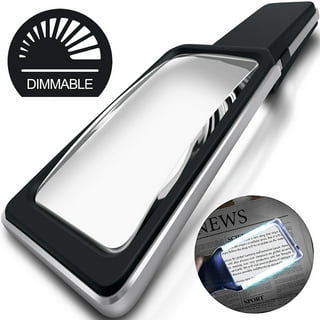 Magnifying Glass with 8 LED Lights, Handsfree Magnifier, [5X+11X