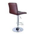 thumbnail image 6 of Leopard Square Back Diagonal Line Adjustable Spin Counter Bar Stool,Set of 2,Brown, 6 of 6