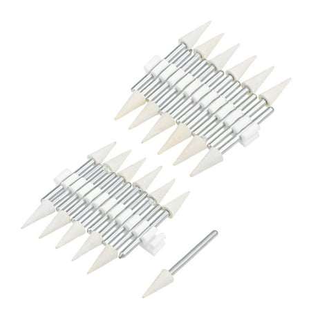 

6mm Wool Felt Mounted Points Conical Polishing Buffing Wheels Grinding Head with 1/8-inch Shank for Rotary Tool 2 Sets
