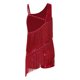 thumbnail image 5 of Niños Niñas lentejuelas brillantes vestidos de diamantes de imitación para salón de baile latino Samba Cha borlas pantalones cortos inferior trajes de leotardos de baile latino, 5 of 5