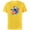 Yellow, variant on Disney Stitch Aloha Island Vibes - Short Sleeve Cotton T-Shirt for Adults - Customized-Black