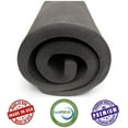 thumbnail image 4 of AKTRADING CO. CertiPUR-US Certified Charcoal Rubber Foam Sheet Cushion (Seat Replacement, Upholstery Sheet, Foam Padding, Acoustic Foam Sheet) - 5"H X 24"W X 72"L, 4 of 7