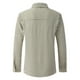 thumbnail image 5 of Blusa y camisa de manga larga con cuello vuelto para hombre, blusa informal de moda con botones y retazos, blusa de manga larga con cuello alto, blusa de poliéster para hombre, 5 of 8
