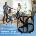 thumbnail image 3 of 20 Inch Box Portable Floor Fan with 3 Speed Settings and Knob Control, 3 of 8