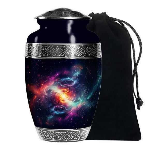 KARYLIZ Galaxy Urn - Urns For Human Ashes Adult Male Dad - Urn For Human Ashes Adult Woman - Funeral Urns For Human Ashes Adult - Cremation Urn Human Ashes - Funeral Large Urns