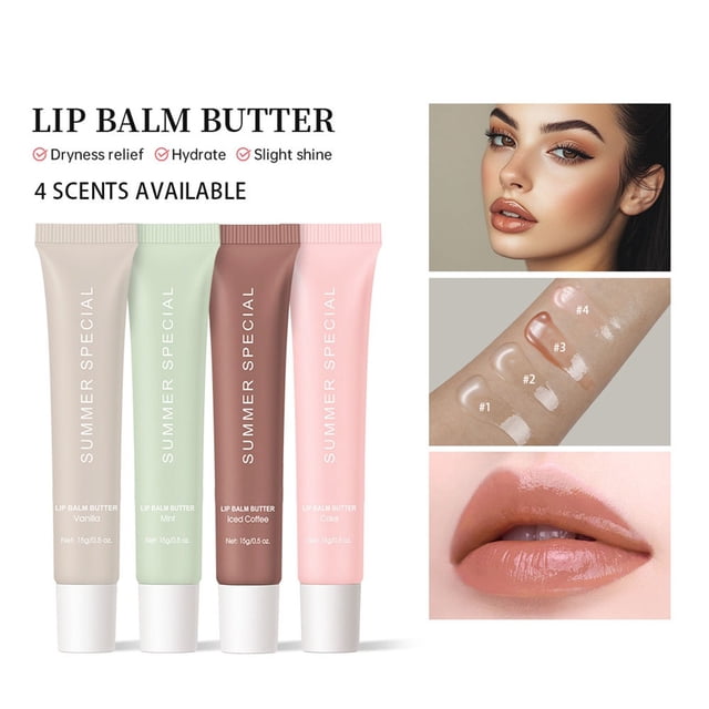 Lip Gloss Butter Balm, Bálsamo Labial Hidratante Para Labios Secos Y Agrietados,Hidratante Ultra-Nutritivo Para Labios Suaves, Tersos Y Flexibles (Buy 2 get 1 free)