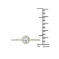 thumbnail image 4 of 1/2 Carat T.W. Diamond Single Halo 14kt Yellow Gold Engagement Ring, 4 of 5