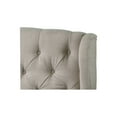 thumbnail image 2 of Best Master Frances Solid Wood/Fabric Upholstery East King Platform Bed - Beige, 2 of 3