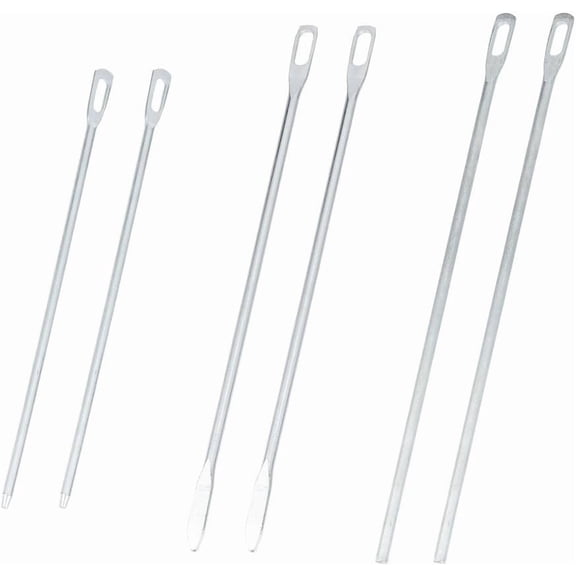 6 Pcs 3 Styles Metal Drawstring Threaders Quick Drawstring Replacement Tool Easy Threaders