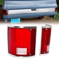 thumbnail image 1 of HECASA Pair Tail Light Lens Compatible with 1973-1991 Chevrolet Chevy Blazer Suburban Jimmy Driver Left & Passenger Right Replacement For 5968330, 5968329, GM2801122, GM2800122, 1 of 8