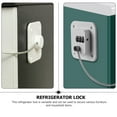 thumbnail image 4 of CHOK 2pcs Refrigerator Locks Refrigerator Door Locks Fridge Locks Freezer Combination Locks, 4 of 5