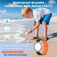 thumbnail image 7 of YUNOVA AirTag Wristband for Kids, IPX8 Waterproof Silicone Strap with Magnetic Clasp, Adjustable Hidden Holder Compatible with Apple AirTag Tracker for Child Teen Swimming, 7 of 7