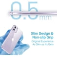 thumbnail image 4 of Designed for iPhone 11 Crystal Clear Case, [Support Wireless Charing] [Anti-Yellowing] Transparent Slim Anti-Scratch Phone Case Cover for iPhone 11 6.1 inch, Clear, 4 of 13