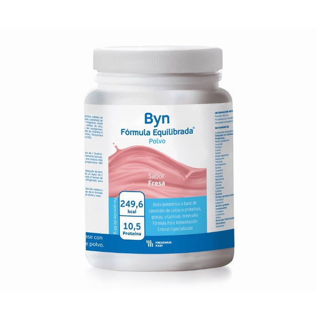 Byn Polvo Sabor Fresa Bote con 454 G Fresenius Kabi