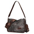 thumbnail image 1 of Ediodpoh Women Shoulder Bag Fashionable New Pattern Simple Solid Color Retro Large Capacity Practical Casual Versatile Messenger Bag Black, 1 of 6