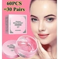 thumbnail image 2 of 60pcs30 Pairs Red Algae Eye Masks Remove Dark Circles Moisturizing Lifting Collagen, 2 of 5