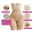 thumbnail image 3 of Panty Faja Short Bloosom Reductora Moldeadora Doble Compresión Nude 3XL, 3 of 4
