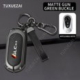 thumbnail image 2 of For Mercedes Benz GLC43 Car Key Case Zinc Alloy Leather Car Key Cover G500 GLB GLC ML C 3 buttons Car Key Shell, 2 of 9