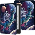 thumbnail image 1 of Funda de piel sintética con diseño de dinosaurio para Kindle Paperwhite 2021 de 6,8 pulgadas, 1 of 7
