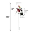 thumbnail image 6 of Christmas Kettle Lights,Solar Santa Claus Watering Can Lights Vintage,Garden Lawn Decorative Lights,Solar Watering Can Lights Outdoor, Waterproof Garden Decor,Warm, 6 of 7