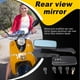 thumbnail image 5 of Paquete de 2 rectángulos modificados Motocicleta de alta definición Vista posterior Retrovisor 360 ° Rotación corrosión resistente a los accesorios de ciclomotor Methold VI002055-00B, 5 of 7