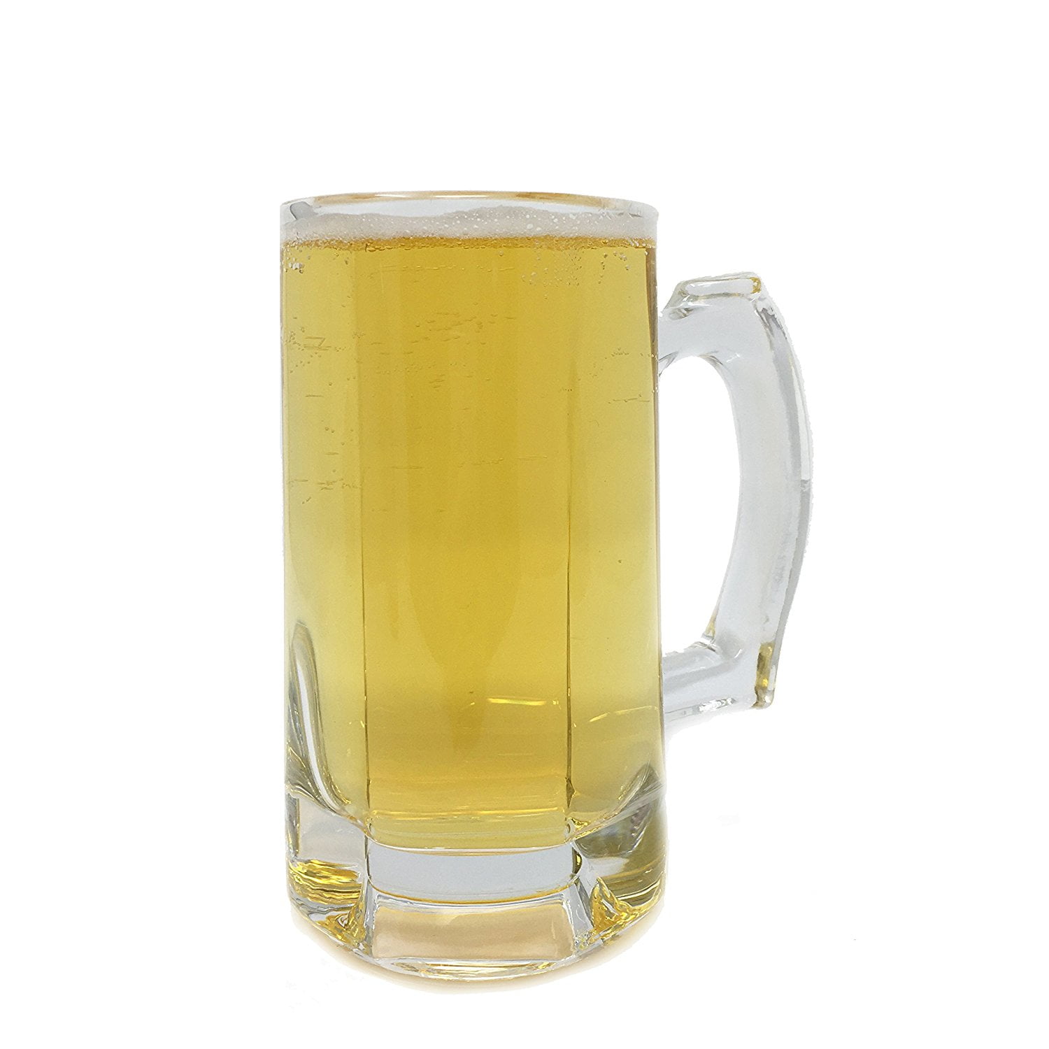 Download set of 2 - Heavy Duty 16 oz Decagonal Glass Beer Mug Thick ...