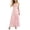 Pink, variant on Women's French Style Square Neck Maxi Dress Adjustable Spaghetti Strap Tank Pleated Dress For Wedding Guest Vacation 1 Pc Sizes S M L XL XXL Pink Blue Black Green