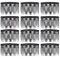 thumbnail image 1 of Miangastore 50pcs Simple Hair Side Combs Plastic Hairpin Clip with Teeth Hair Accessories, 1 of 8