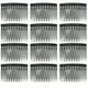 thumbnail image 1 of 50 peinetas laterales sencillas para el cabello, pinzas de plástico con dientes, accesorios para el cabello, 1 of 8