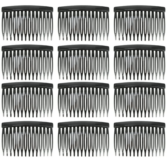 50 peinetas laterales de plástico con pinzas para el pelo y dientes, accesorios para el cabello